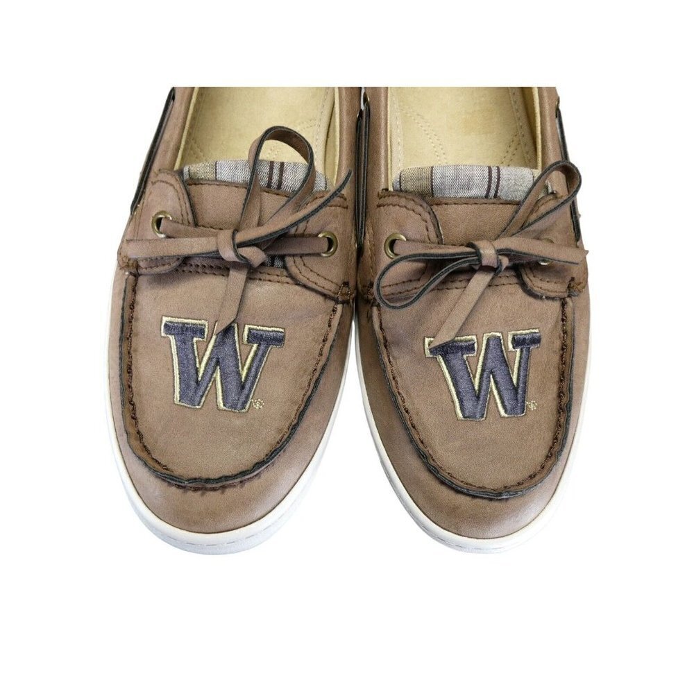 University Of Washington Huskies UW Womens Loafers Size 11 Moccasins NCAA CFP‎